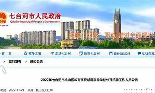七台河市信息网，求职者的智慧之选