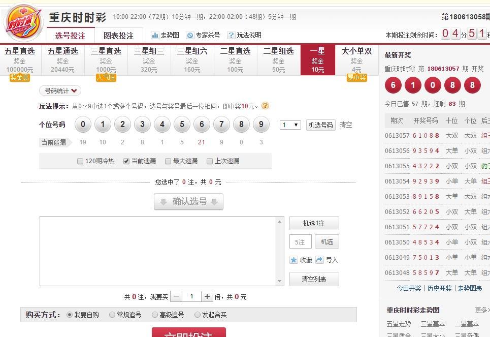 重庆时时历史开奖查询结果与彩民的智慧博弈